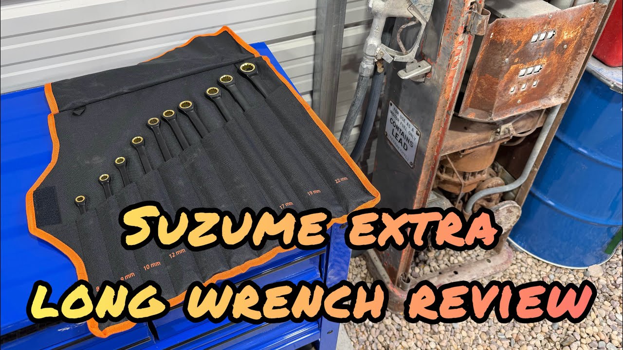 Video thumbnail: These Wrenches Reach Where Others Can't – SUZUME Extra Long Ratcheting Wrench Set Review