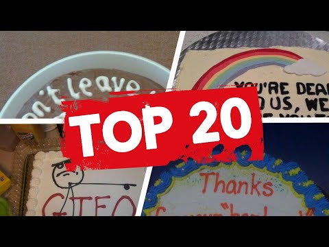 Funny Farewell Cakes For Your Coworker Who Quits Next ✌