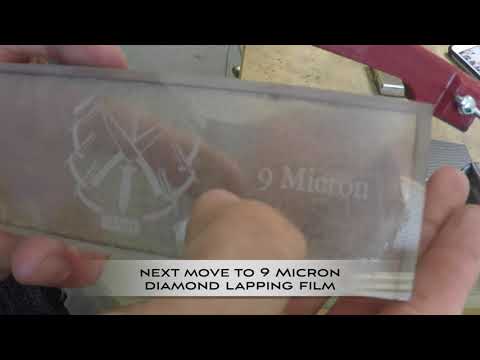 Sharpening a Sandrin Tungsten Carbide Blade