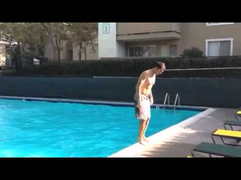 Cihan back flip diving