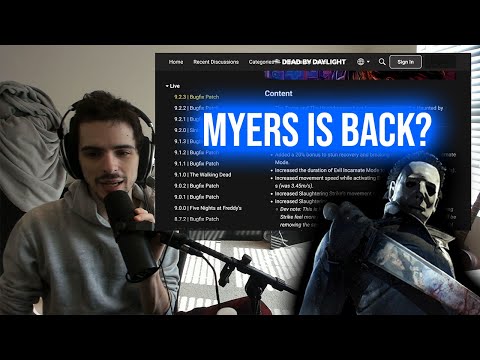 Myers Finally Buffed (or Un-Nerfed) | Patch 9.2.3 - Dead by Daylight