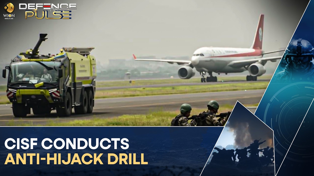 CISF Conducts Anti-hijacking Drill at Navi Mumbai International Airport | WION Defence Pulse