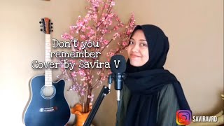 Dont you remember - Adele ( cover by Savira V)