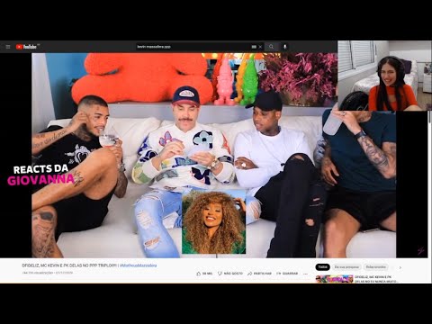 GIOVANNA REAGINDO DFIDELIZ, MC KEVIN E PK DELAS NO PPP TRIPLO!!!!! | #MatheusMazzafera