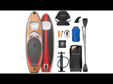 🐉 Messe-Neuheit 2020! Sportstech Premium WBX SUP-Board mit 2in1 Sichtfenster: lohnenswert? 🐉