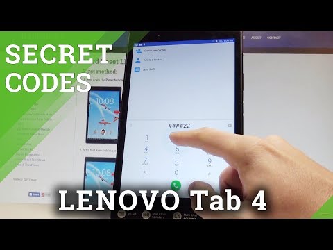 LENOVO Tab 4 CODES / Hidden Mode / Tricks & Tips |HardReset.Info