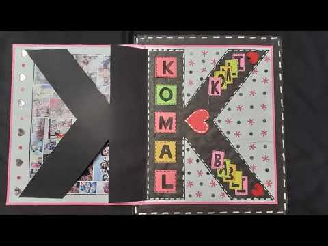 Alphabet card by Akshata Hedda |Photo Album |Name Card |Birthday/Anniversary gifting idea | handmade