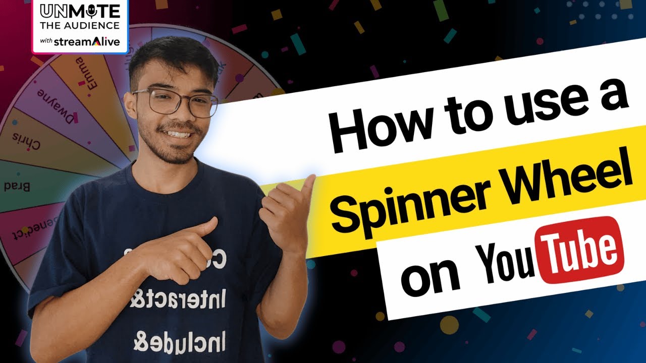 How to use a Spinner Wheel on YouTube