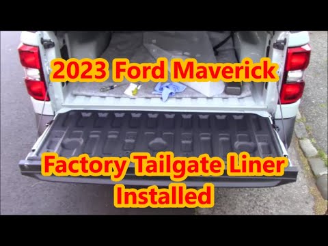 2023 Ford Maverick: Episode 7: Installing a Tailgate Liner - Factory Ford Part