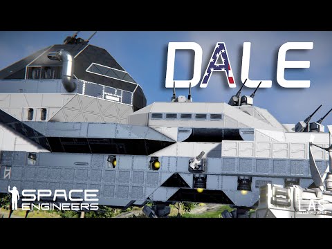 Survival Ship Commercial, DALE - Big-Rig Truck Style Space Engineers Combat Mobile Base Cruiser Ship
