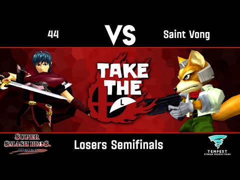 44 (Marth) vs Saint Vong (Fox) - Losers Semifinals - Take The L #38