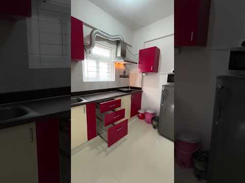 Video thumbnail for B105: Fully furnished 1 BHK Flat for rent in Whitefield | Kots Deux