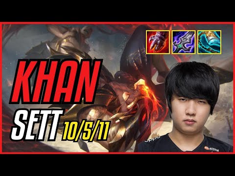 KHAN - SETT - EUW CHALLENGER - PATCH 11.9