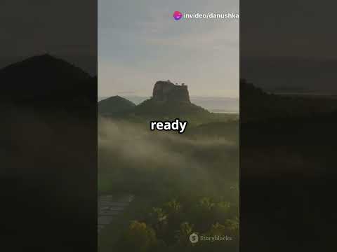 Breathtaking Bird's Eye View of Sigiriya Rock