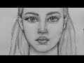 How To Draw Girl Face Loomis Method Portrait Drawing Tips For Beginner