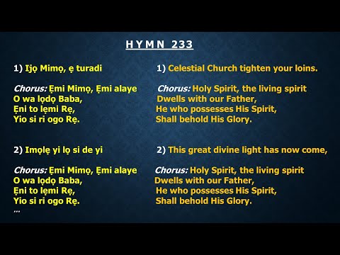 CCC Hymn 233 (Ijo Mimo e turadi)  CCC,Redemption Parish Winnipeg.Canada