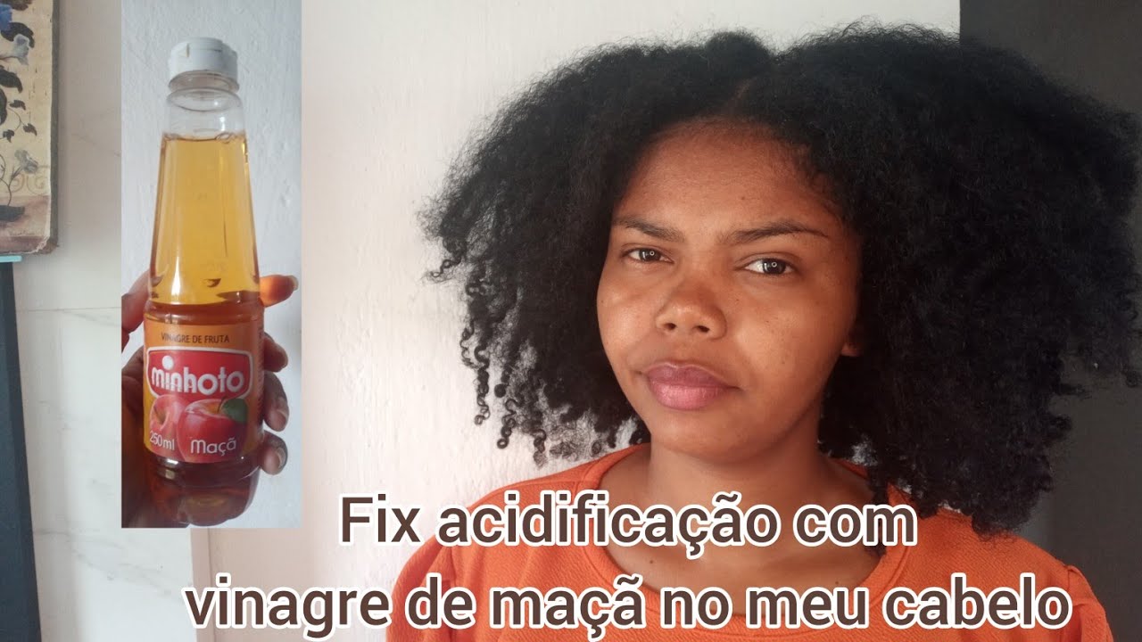 fiz acidificação com vinagre de maçã no meu cabelo/ cabelo poroso/acidificação/ cabelos sem vida