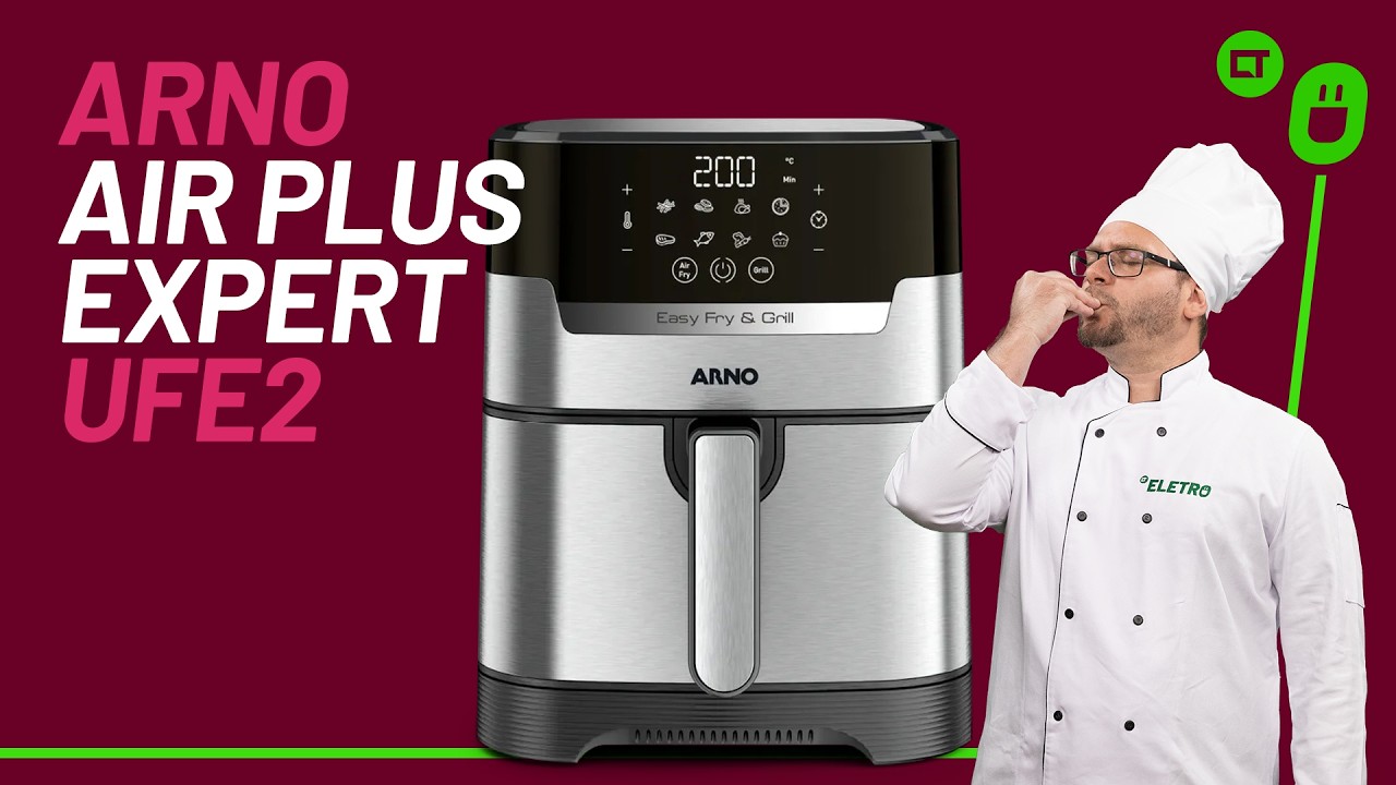 Arno Air Plus Expert UFE2: uma air fryer com grill com visual premium