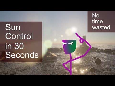 Moving the sun in Unreal Engine in 60 Seconds