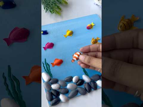 Pista Shell Craft😍#fishtank #diy #crafts #ytshorts