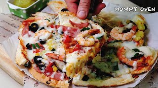 How to make bread Pizza /Easy and Quick Recipe식빵으로 고급진 피자만들기