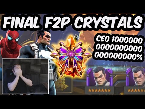 Final Free To Play Banquet Crystal Opening - CEO 10000000000000000000% - Marvel Contest of Champions