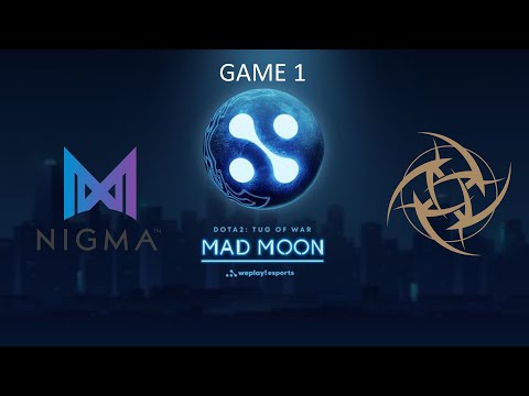 Nigma vs Ninjas in Pyjamas - Game 1 | WePlay! Dota 2 Tug of War: Mad Moon