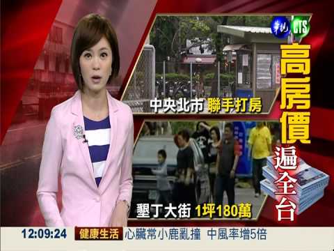 北市房價"3高" 豪宅1坪307萬