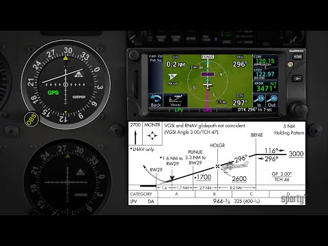 How to fly an LPV GPS approach (Garmin GTN 650)