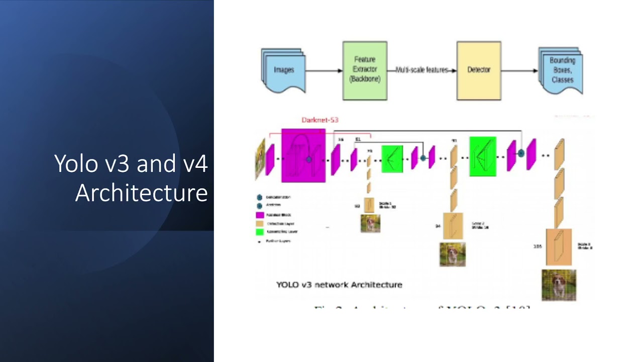 YOLOv3 and YOLOv4 Multiple Object Detection for Surveillance Applications