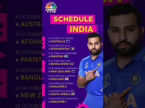 ICC Men's Cricket World Cup 2023 Schedule: Full Fixtures, Time Table, Venues & More | Ind Vs Pak