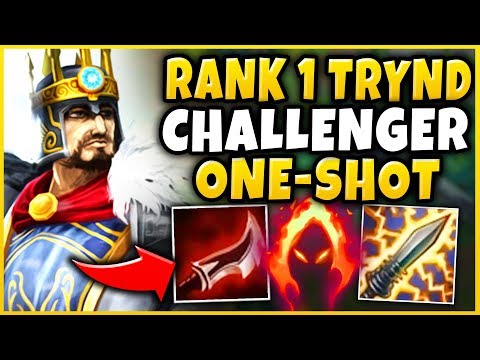 THIS CHALLENGER ONE-SHOT TRYNDAMERE BUILD IS NUTS! INSTANT ONE-SHOTS! - League of Legends