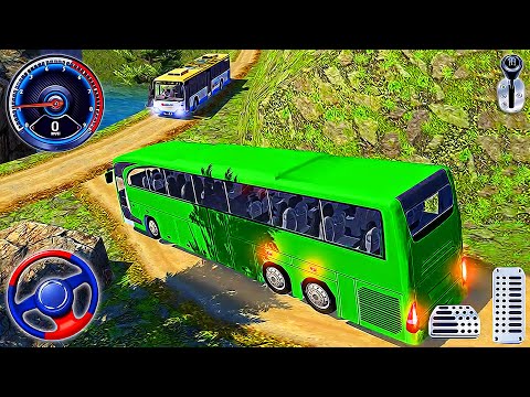 Uphill Offroad Bus Driving - Mountain Coach Bus Simulator | All Buses | Android Gameplay | Part 3