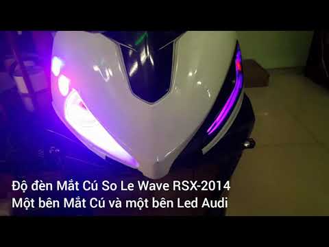 Đèn Mắt Cú so le Wave RSX 2014 - Hoàng Trí Shop