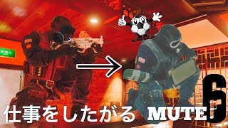 【R6S】仕事をしたがるミュートwww【レインボーシックスシージ】