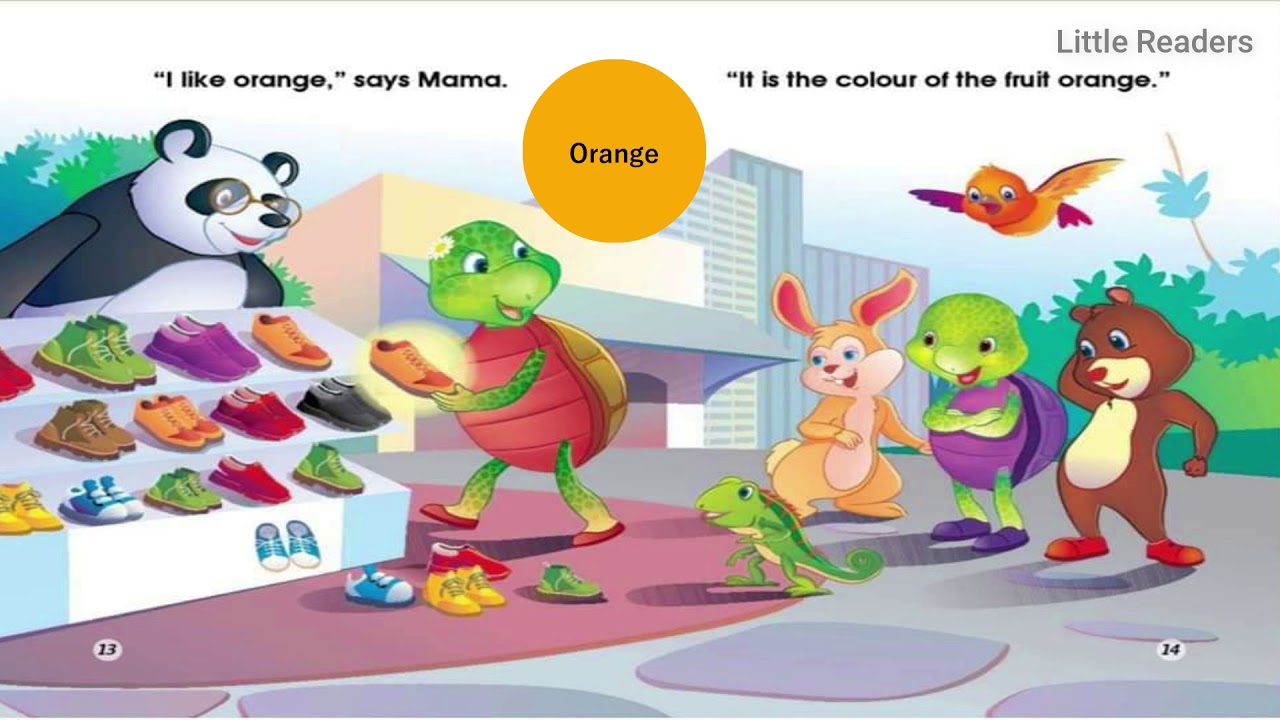 Kids Book Read Aloud: Purple Turtle ll Purple's New Shoes ll learn colours ll bedtime stories  ​ 📚 💕