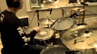 Bill Bachman records drums with Sean O`Bryan Smith -Happy-Fun tune