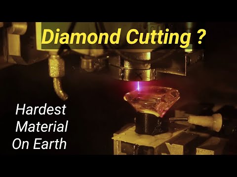 Diamond LASER Cutting - CNC Green LASER  Machine.