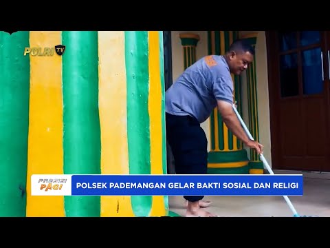 POLSEK PADEMANGAN GELAR BAKTI SOSIAL DAN RELIGI SAMBUT HARI BHAYANGKARA KE-79