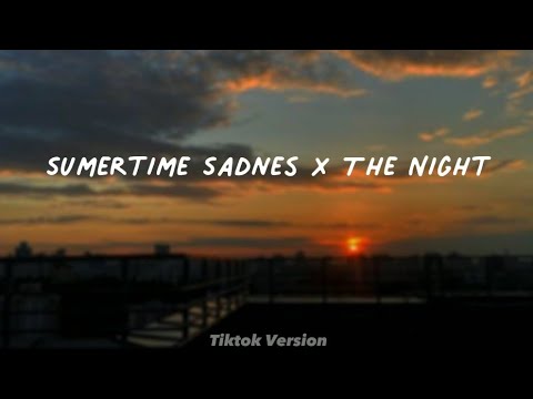 sumertime sadness x the night (lyrics)