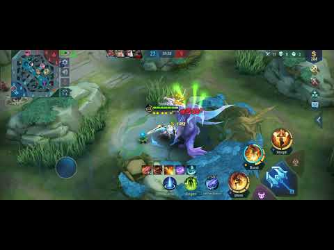 MOBILE LEGENDS ADVANCE SERVER TRY FREYA (I WAS RECORDING IT WAS  8 MINS IN MY MATCH...)