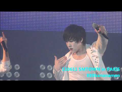 [fancam] 110611 SMTOWN in Paris Super Junior  『A Man In Love』  Forcus Sungmin