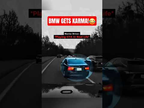 BMW Driver Gets Karma For Reckless Driving!