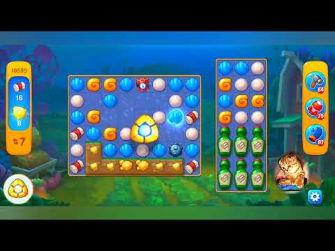 фишдом 2022 # 10595 уровень - прохождение без бустеров # Fishdom,  10595  level - no Boosters.