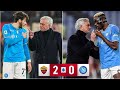 Jose Mourinho Mind Games vs Napoli's Osimhen and Kvaratskhelia