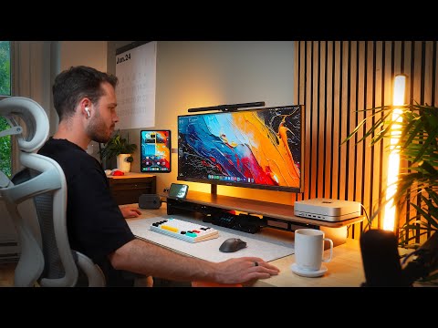 I've built my Ultimate Remote Work Setup | Productivity and Ergonomics