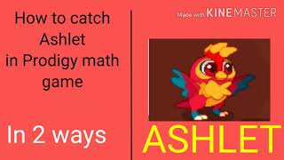 How to catch Ashlet   Prodigy Math Game