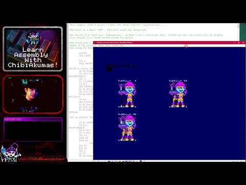 Transparency on Amstrad CPC software sprites - Learn Z80 Lesson P54