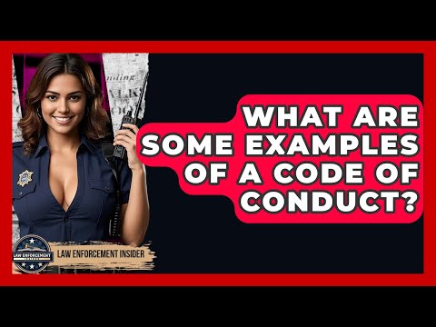 What Are Some Examples Of A Code Of Conduct? - Law Enforcement Insider