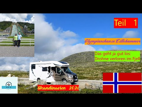 Norwegen Schweden 2021 Teil 1, von Lillerhammer über´s Ringebufjell mit Drohnenverlust